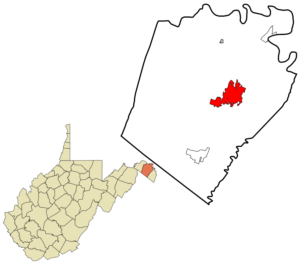 Locator map of Martinsburg