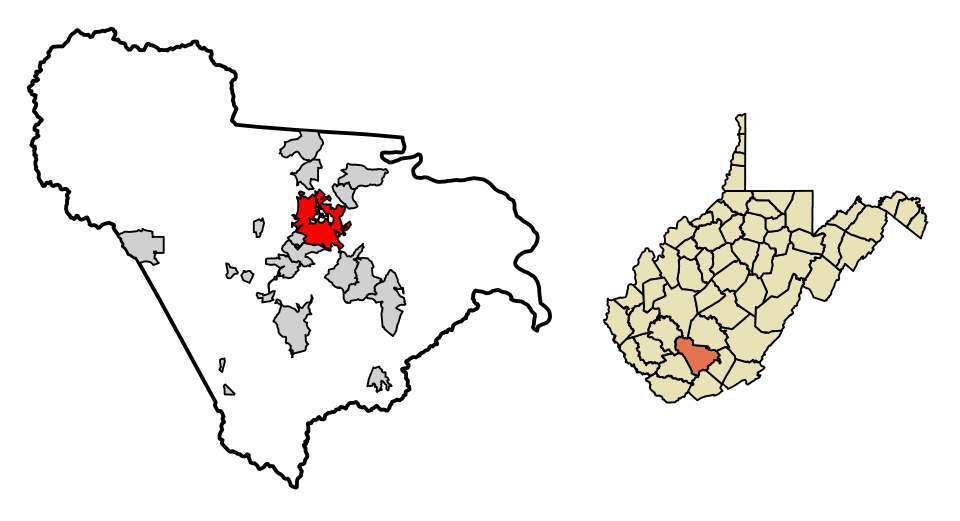 Locator map of Beckley