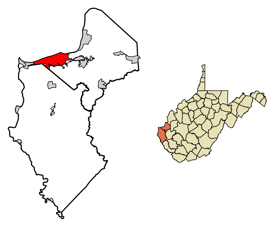 Locator map of Huntington