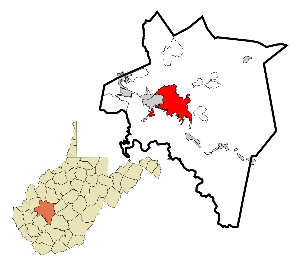 Locator map of Charleston