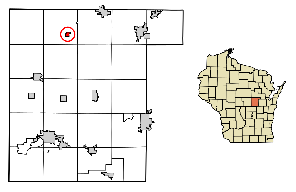 Locator map of Big Falls