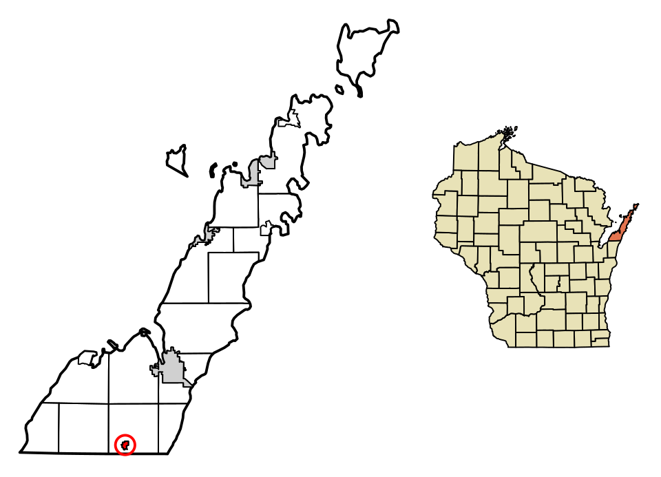 Locator map of Forestville