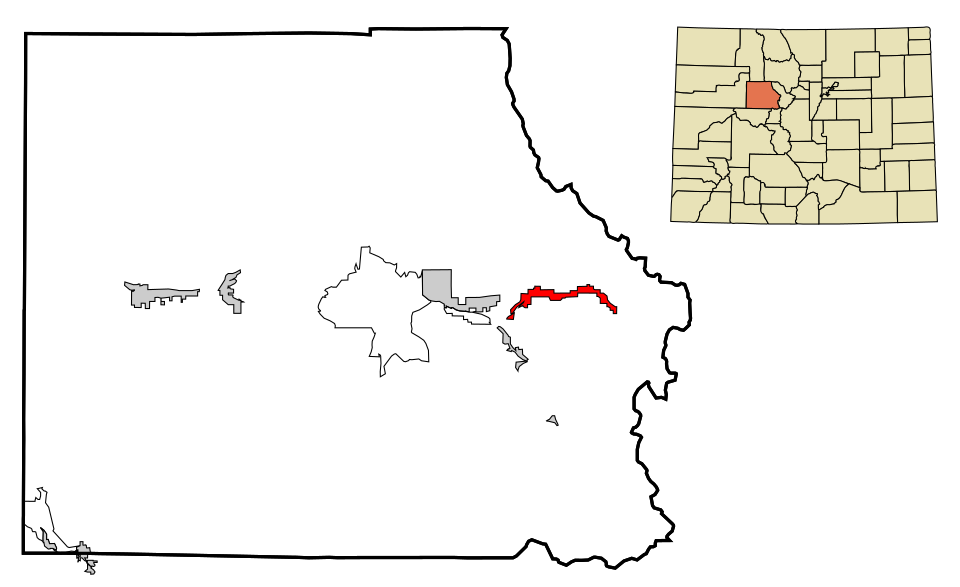 Locator map of Vail