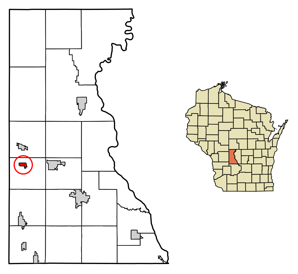 Locator map of Hustler