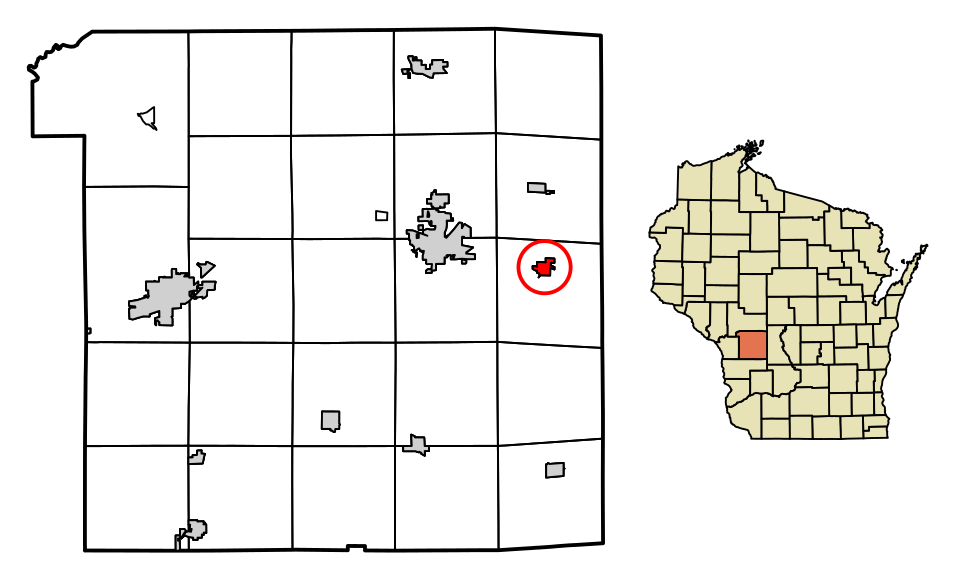 Locator map of Oakdale