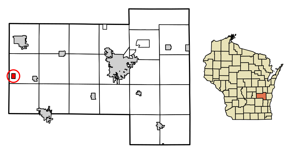 Locator map of Fairwater