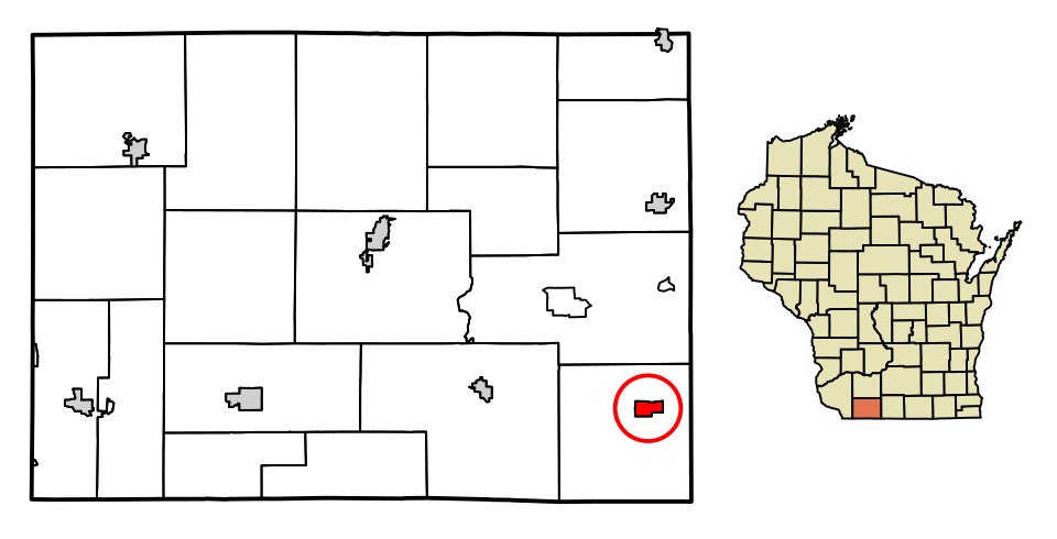 Locator map of South Wayne