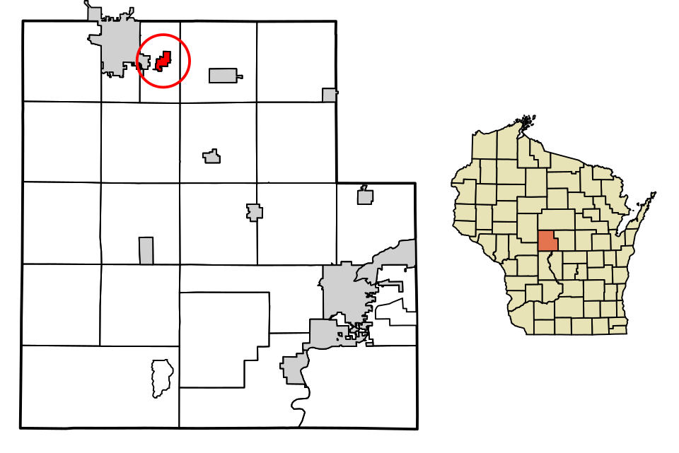 Locator map of Hewitt
