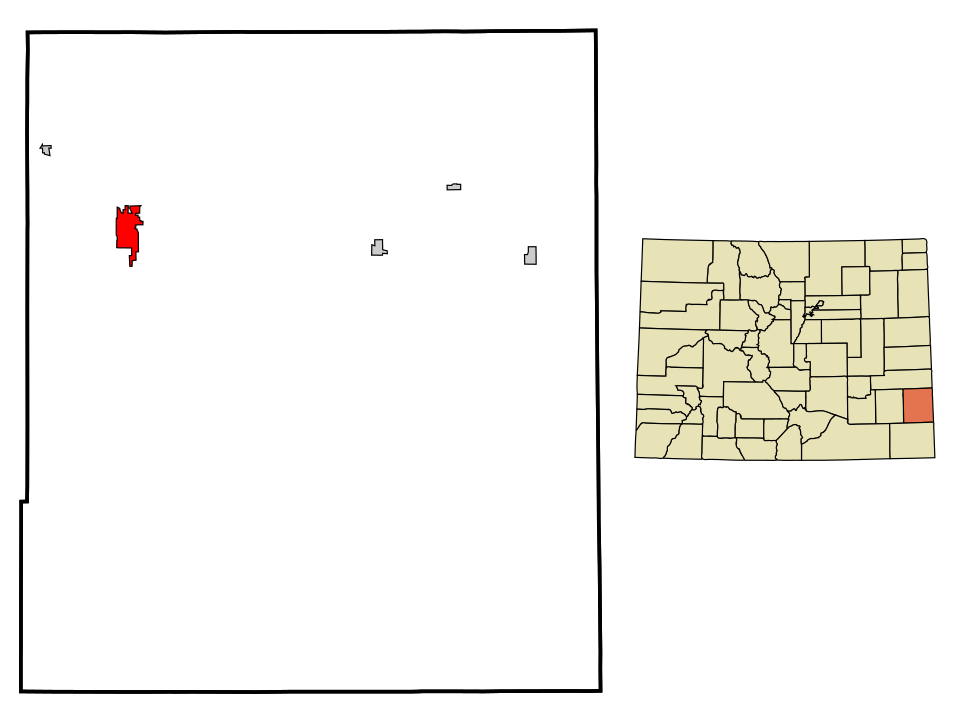 Locator map of Lamar