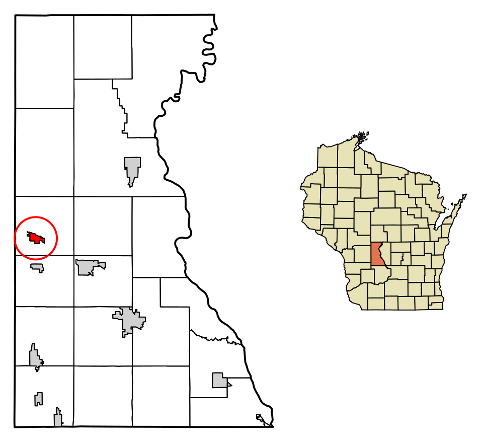 Locator map of Camp Douglas