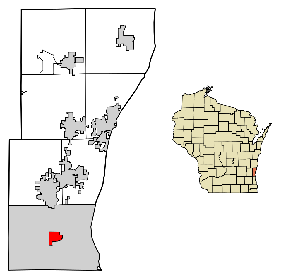 Locator map of Thiensville