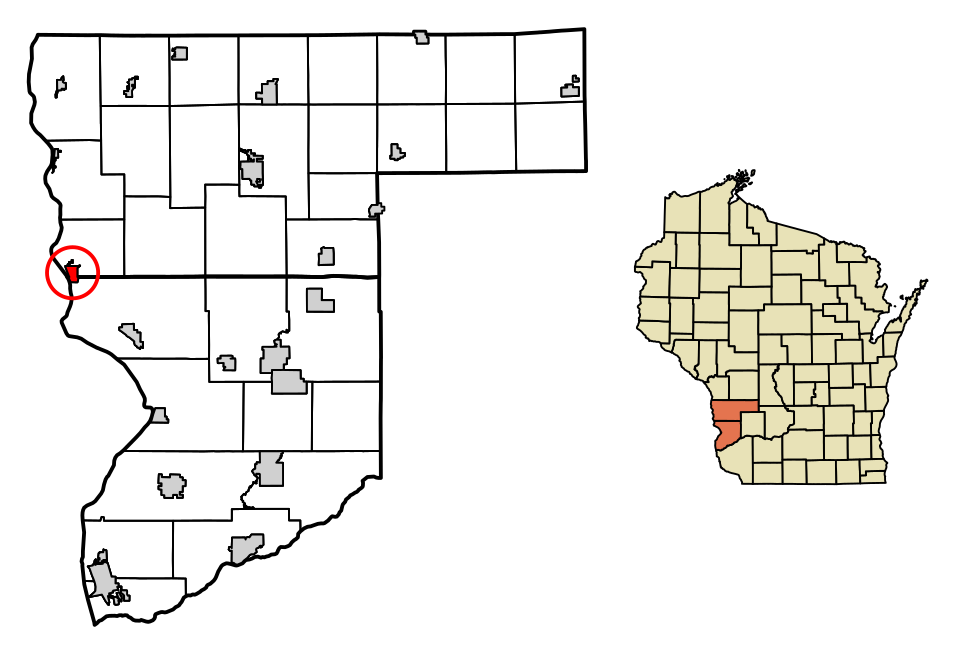 Locator map of De Soto