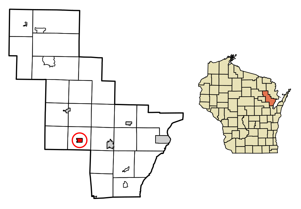 Locator map of Gillett