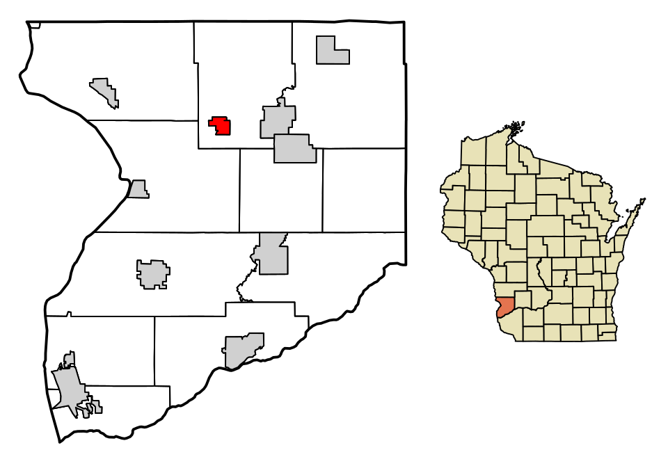 Locator map of Mount Sterling