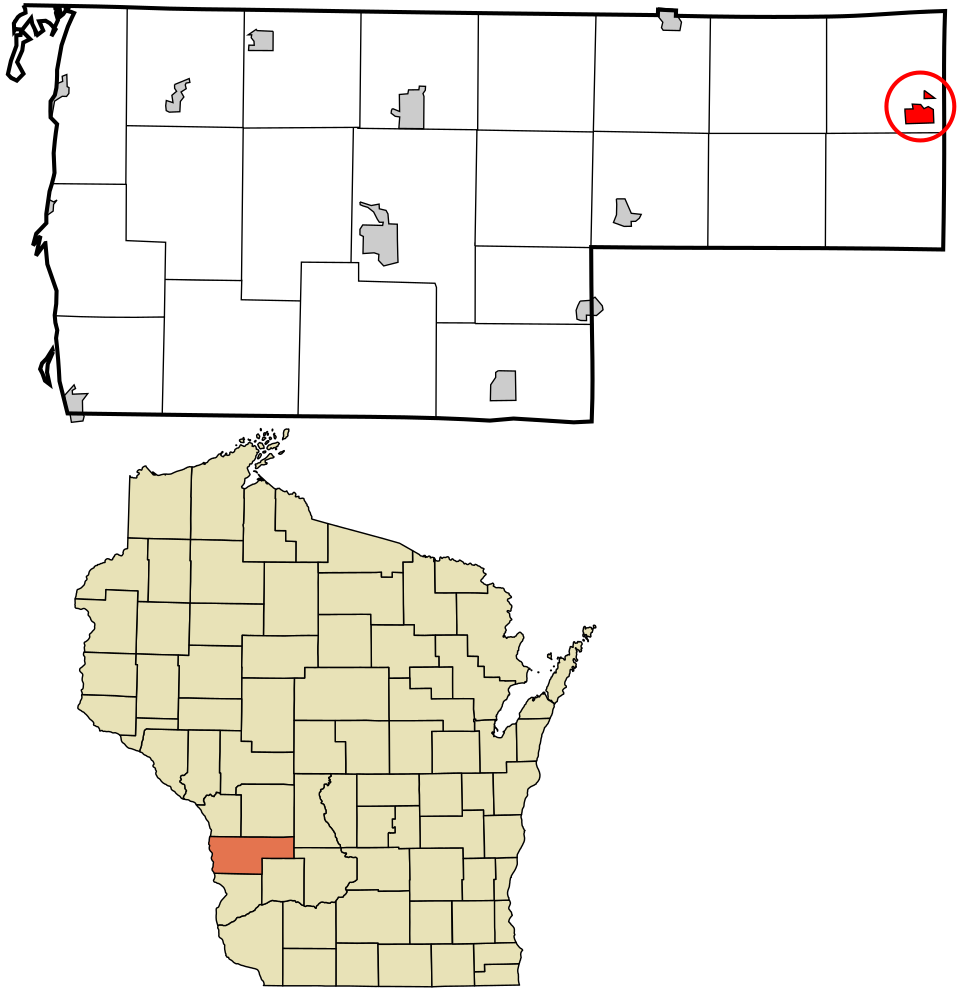 Locator map of Hillsboro