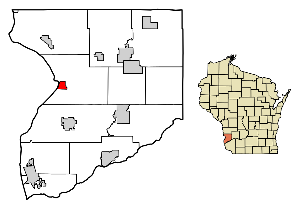 Locator map of Lynxville