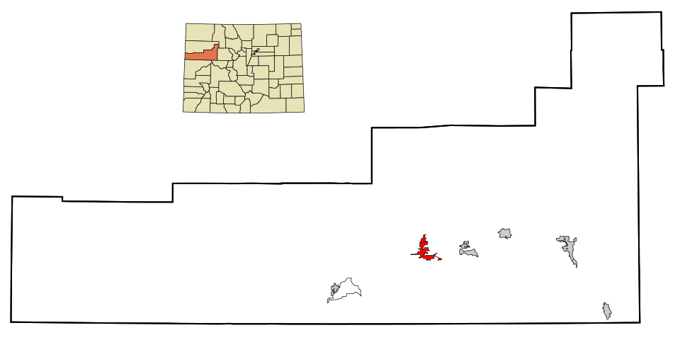 Locator map of Rifle