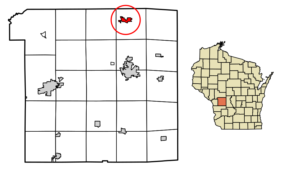 Locator map of Warrens
