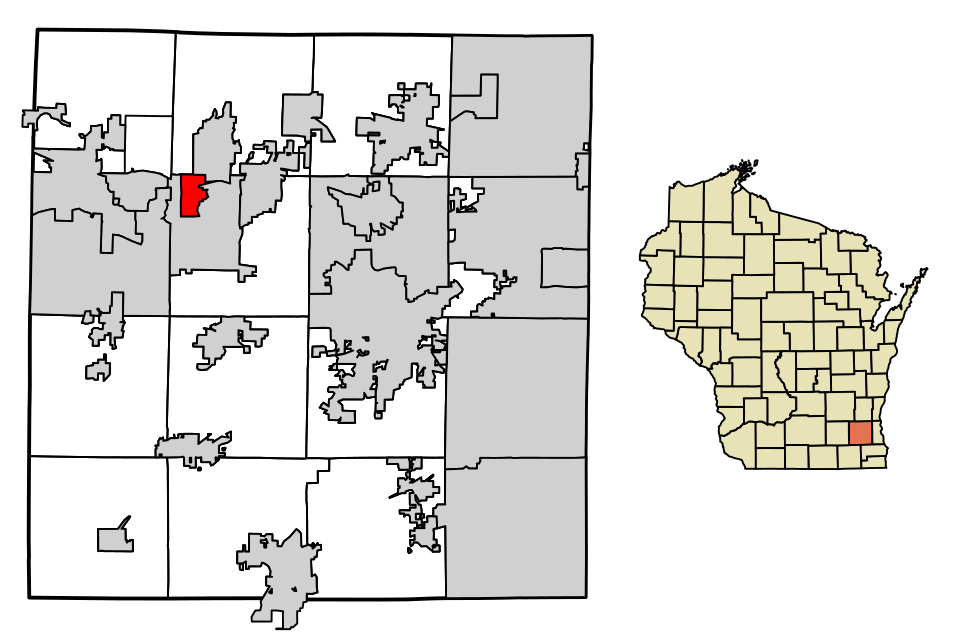 Locator map of Nashotah