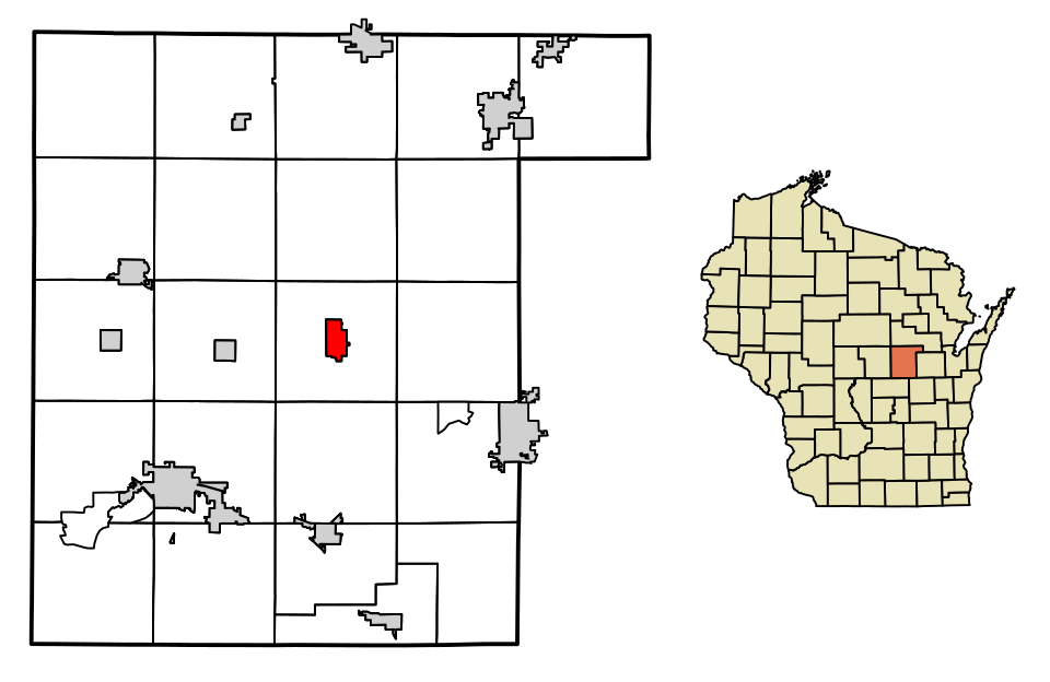 Locator map of Manawa