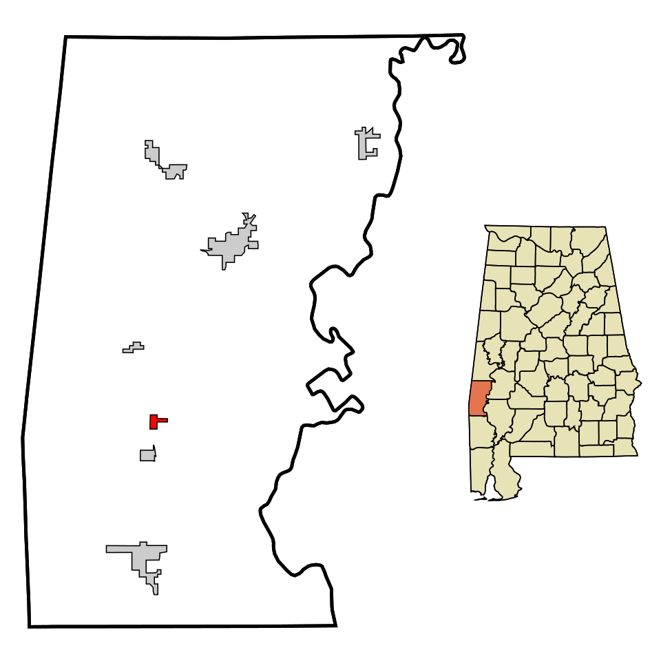 Locator map of Toxey