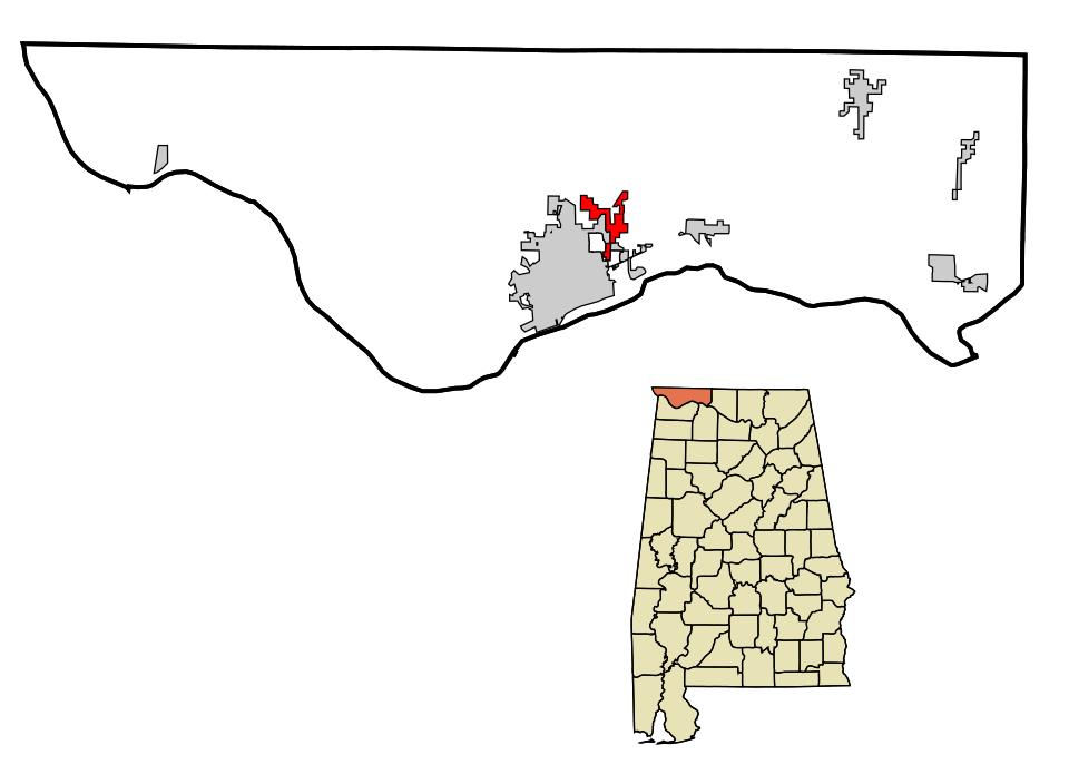 Locator map of St. Florian