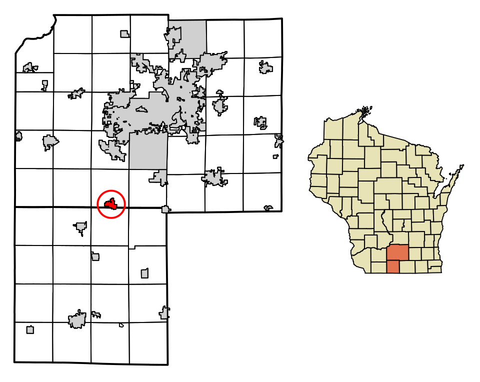 Locator map of Belleville