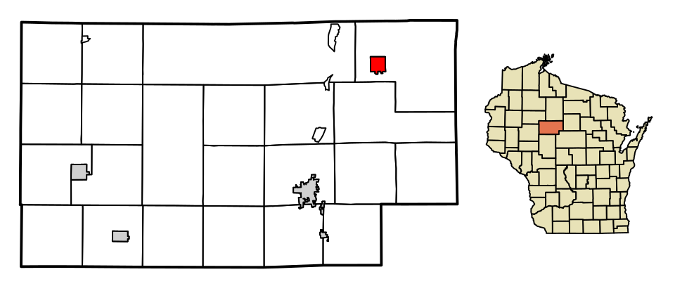 Locator map of Rib Lake