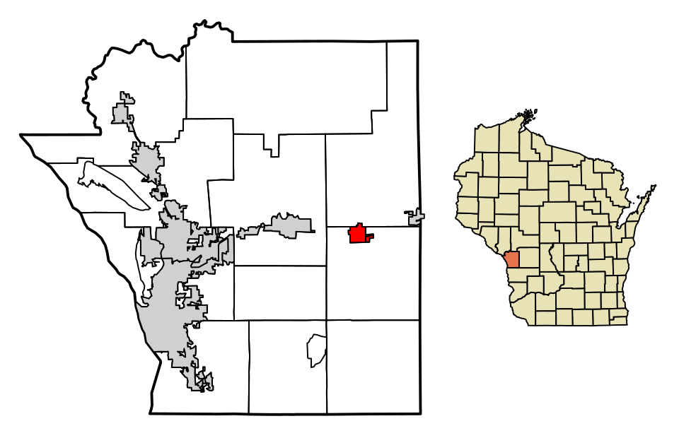 Locator map of Bangor