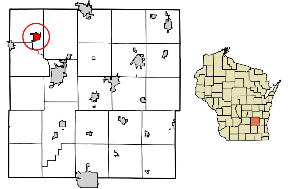 Locator map of Fox Lake