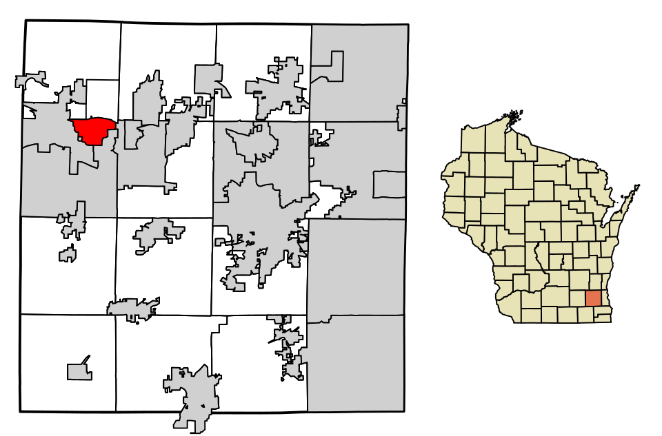 Locator map of Oconomowoc Lake
