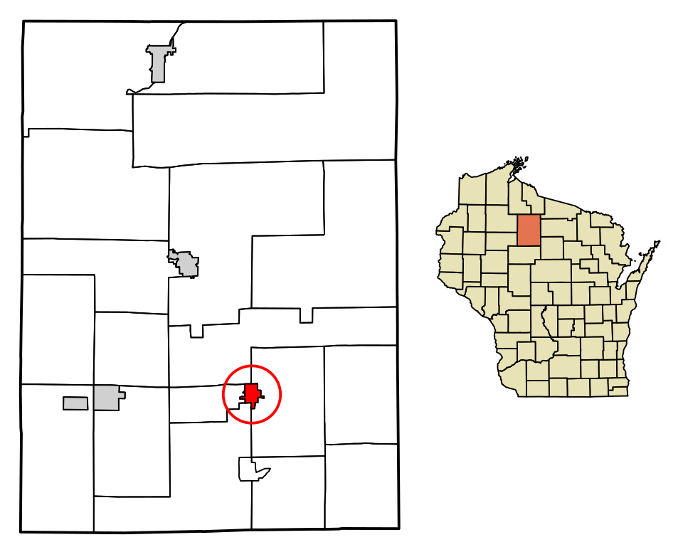 Locator map of Prentice