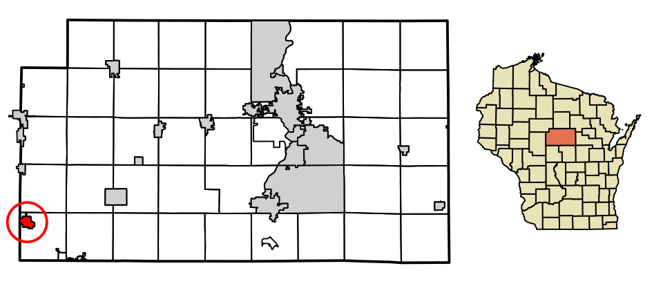 Locator map of Spencer
