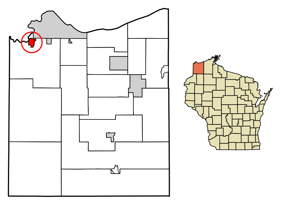 Locator map of Oliver