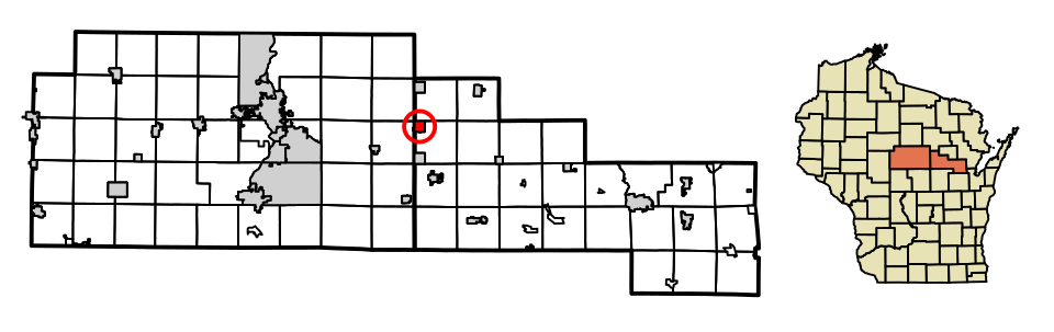 Locator map of Birnamwood