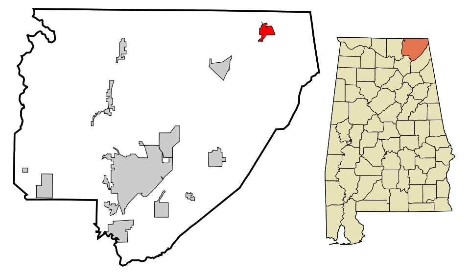 Locator map of Bridgeport
