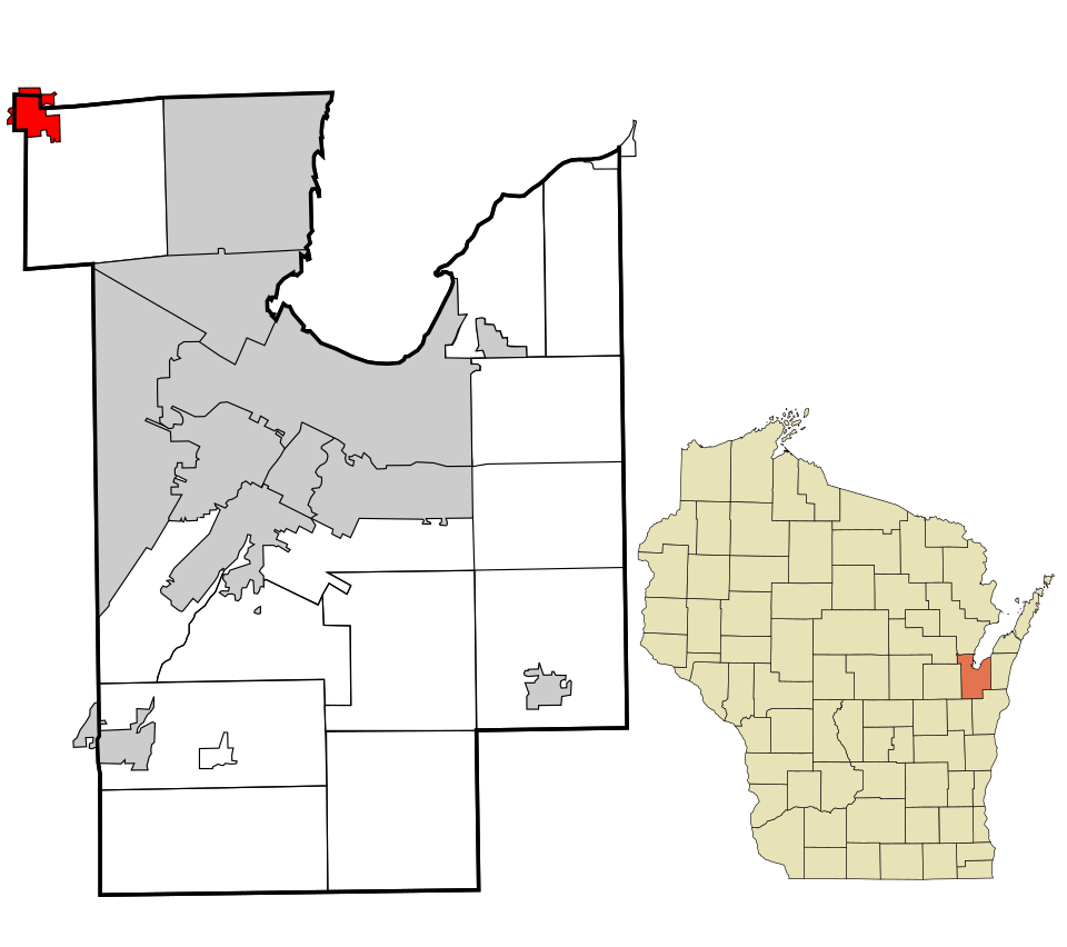 Locator map of Pulaski