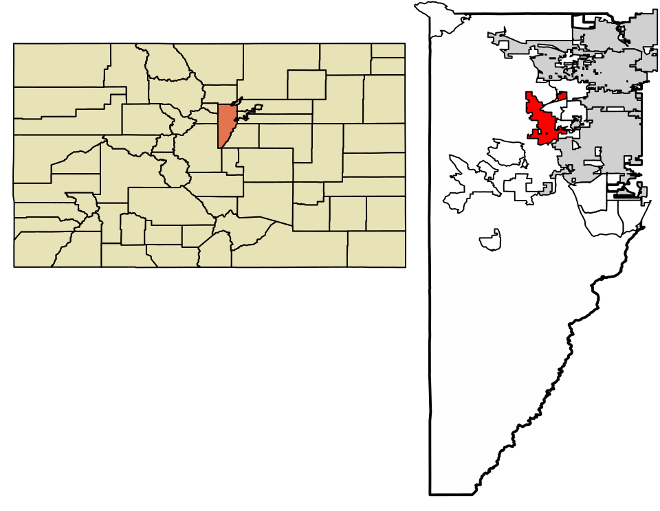 Locator map of Golden