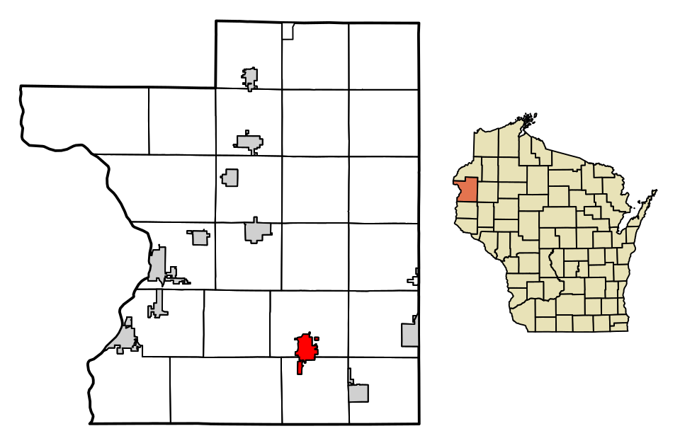 Locator map of Amery