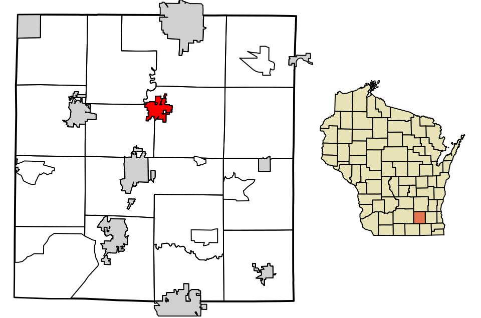 Locator map of Johnson Creek