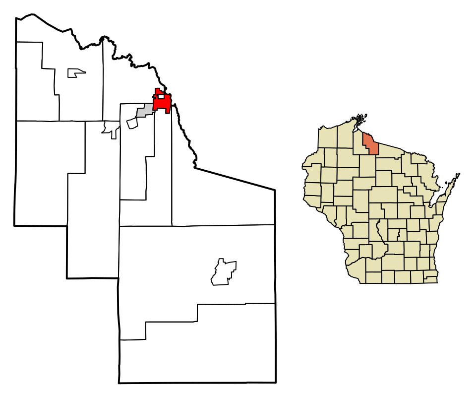 Locator map of Hurley