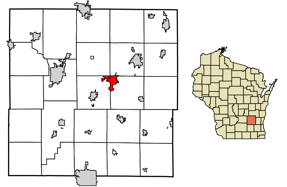 Locator map of Horicon