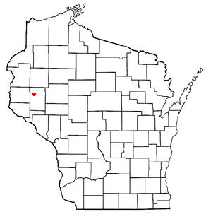 Locator map of Boyceville