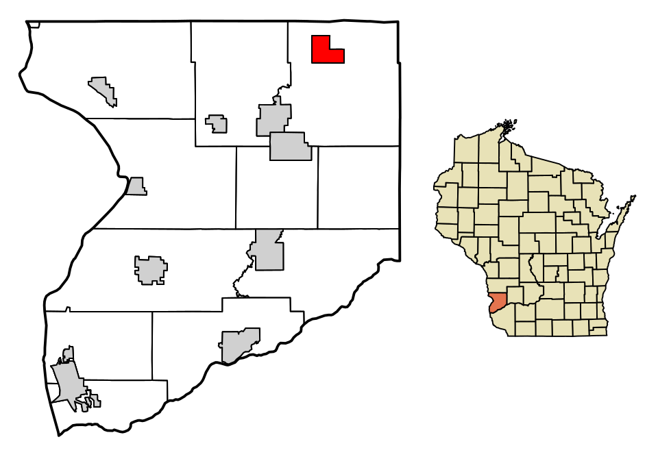Locator map of Soldiers Grove