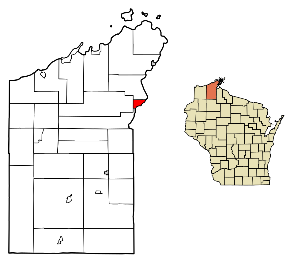 Locator map of Washburn