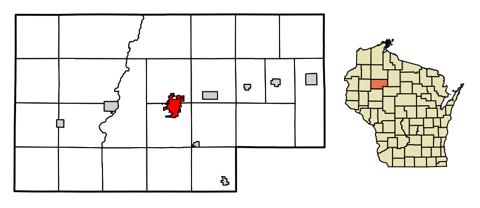 Locator map of Ladysmith