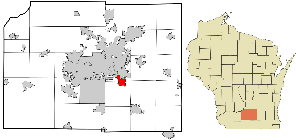 Locator map of McFarland