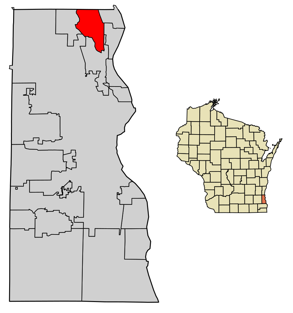 Locator map of River Hills