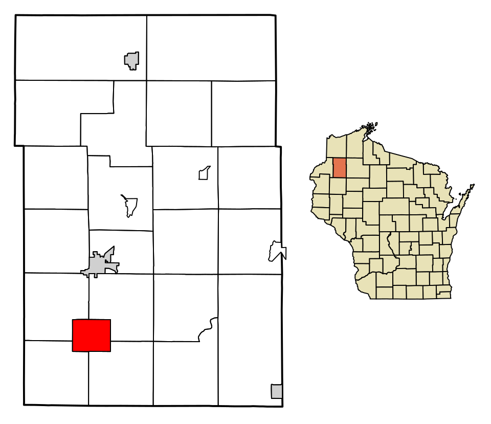 Locator map of Shell Lake
