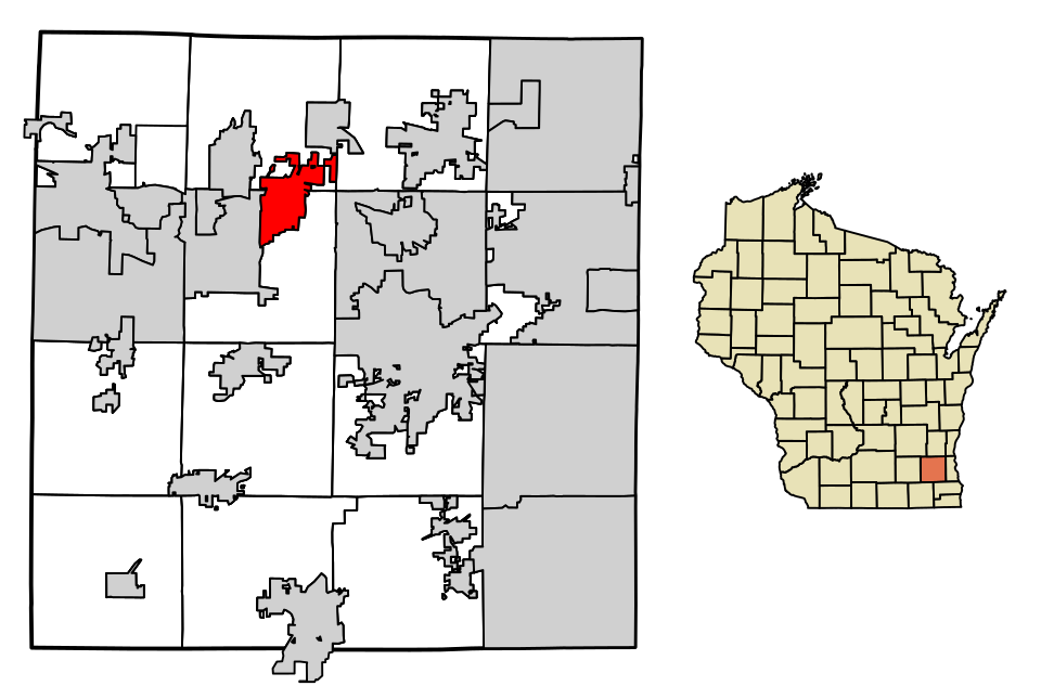 Locator map of Hartland